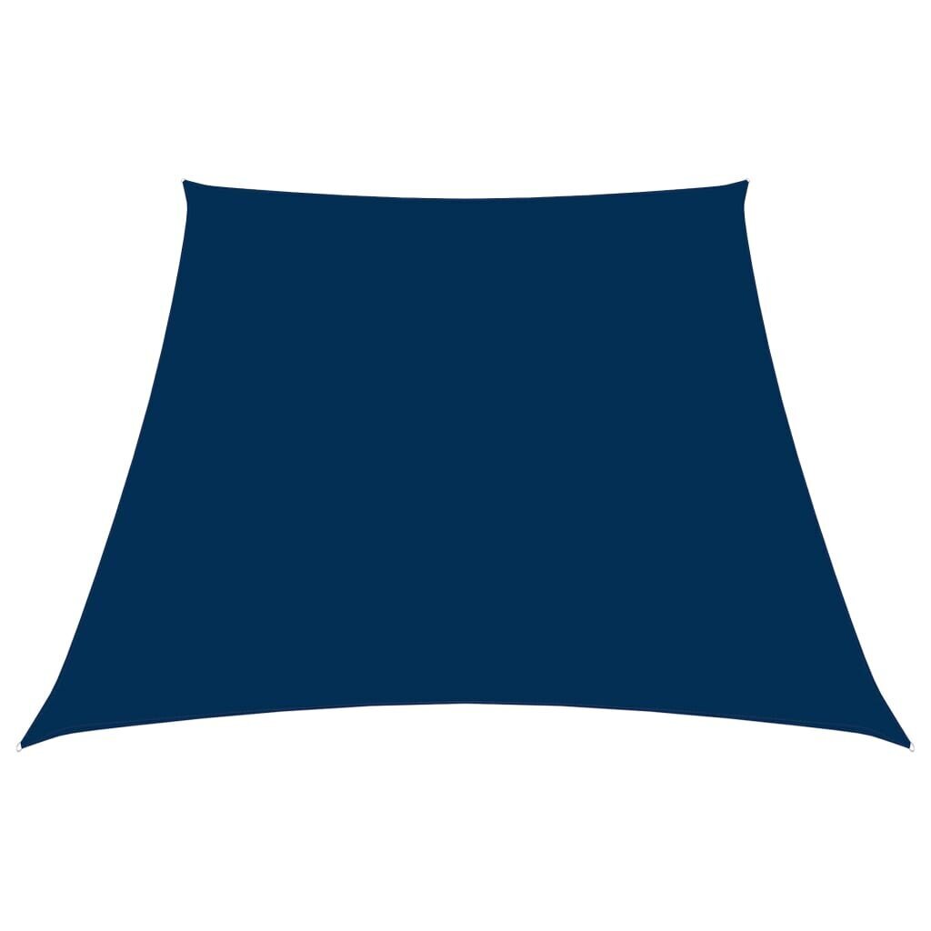 vidaXL Aurinkopurje Oxford-kangas puolisuunnikas 2/4x3 m sininen hinta ja tiedot | Aurinkovarjot ja markiisit | hobbyhall.fi