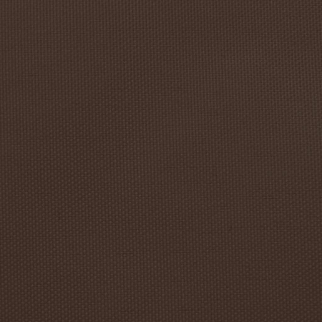 vidaXL Aurinkopurje Oxford-kangas puolisuunnikas 3/5x4 m ruskea hinta ja tiedot | Aurinkovarjot ja markiisit | hobbyhall.fi