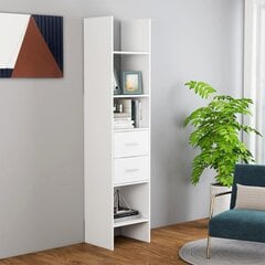 vidaXL Kirjahylly valkoinen 40x35x180 cm lastulevy hinta ja tiedot | Hyllyt | hobbyhall.fi