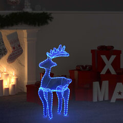 vidaXL Poro joulukoriste verkolla 306 LED-valoa 60x24x89 cm hinta ja tiedot | Joulukoristeet | hobbyhall.fi