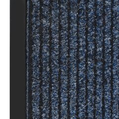 vidaXL Ovimatto raidallinen sininen 40x60 cm hinta ja tiedot | Ovimatot | hobbyhall.fi