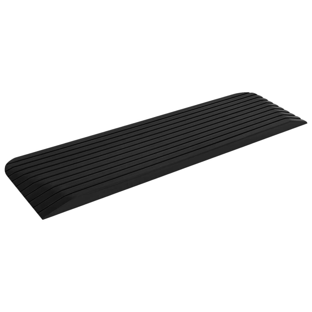 vidaXL Kynnysrampit 2 kpl 110x32x3,8 cm kumi hinta ja tiedot | Lisätarvikkeet autoiluun | hobbyhall.fi