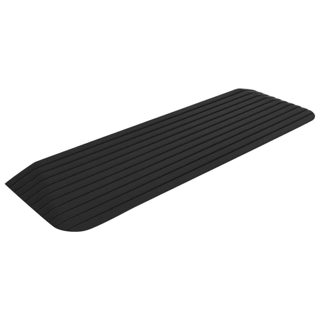 vidaXL Kynnysrampit 2 kpl 110x32x3,8 cm kumi hinta ja tiedot | Lisätarvikkeet autoiluun | hobbyhall.fi