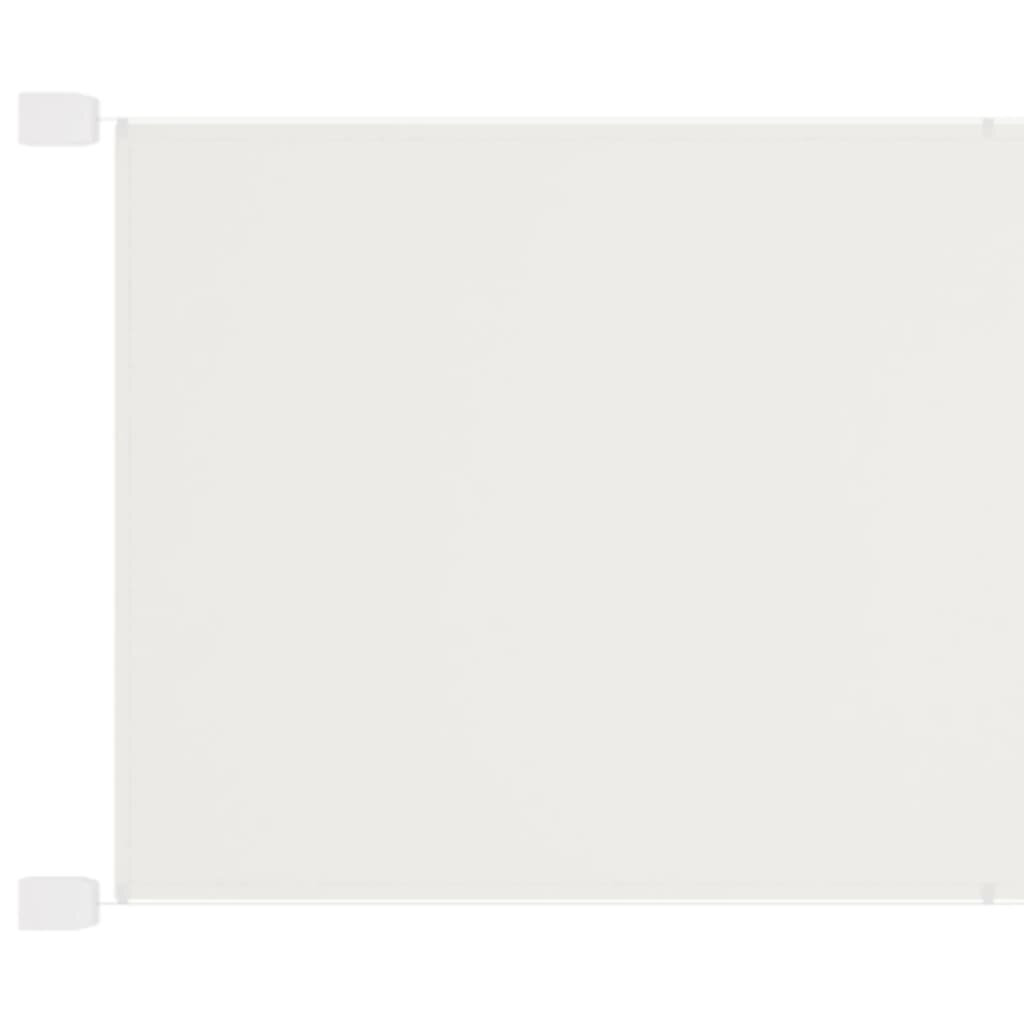 vidaXL Pystymarkiisi valkoinen 60x420 cm Oxford kangas hinta ja tiedot | Aurinkovarjot ja markiisit | hobbyhall.fi