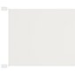 vidaXL Pystymarkiisi valkoinen 60x420 cm Oxford kangas hinta ja tiedot | Aurinkovarjot ja markiisit | hobbyhall.fi