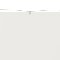 vidaXL Pystymarkiisi valkoinen 60x1000 cm Oxford kangas hinta ja tiedot | Aurinkovarjot ja markiisit | hobbyhall.fi