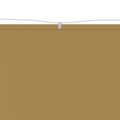 vidaXL Pystymarkiisi beige 60x1000 cm Oxford kangas hinta ja tiedot | Aurinkovarjot ja markiisit | hobbyhall.fi