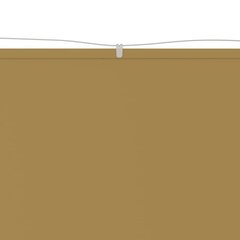 vidaXL Pystymarkiisi beige 100x800 cm Oxford kangas hinta ja tiedot | Aurinkovarjot ja markiisit | hobbyhall.fi