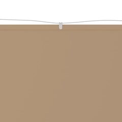 vidaXL Pystymarkiisi harmaanruskea 60x270 cm Oxford kangas hinta ja tiedot | Aurinkovarjot ja markiisit | hobbyhall.fi