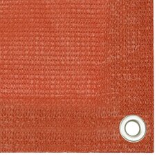 vidaXL Parvekkeen suoja oranssi 120x400 cm HDPE hinta ja tiedot | Aurinkovarjot ja markiisit | hobbyhall.fi