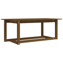 vidaXL Sohvapöytä hunajanruskea 110x55x45 cm täysi mänty hinta ja tiedot | Sohvapöydät | hobbyhall.fi