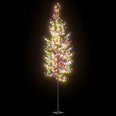 vidaXL Joulukuusi 1200 värikästä LED-valoa kirsikankukka 400 cm hinta ja tiedot | Joulukoristeet | hobbyhall.fi