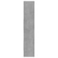 vidaXL Kirjahylly betoninharmaa 60x35x180 cm lastulevy hinta ja tiedot | Hyllyt | hobbyhall.fi