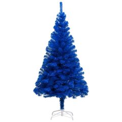 vidaXL Joulukuusi palloilla esivalaistu sininen 240 cm PVC hinta ja tiedot | Joulukuuset ja kranssit | hobbyhall.fi