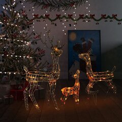vidaXL Poroperhe joulukoriste akryyli 300 LED-valoa värikäs hinta ja tiedot | Joulukoristeet | hobbyhall.fi