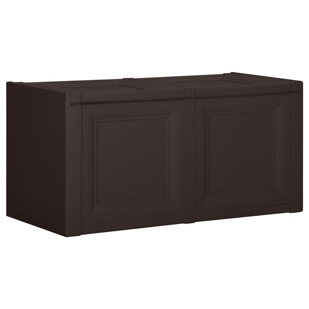 vidaXL Tyynylaatikko ruskea 86x40x42 cm 85 l hinta ja tiedot | Säilytyslaatikot ja -korit | hobbyhall.fi