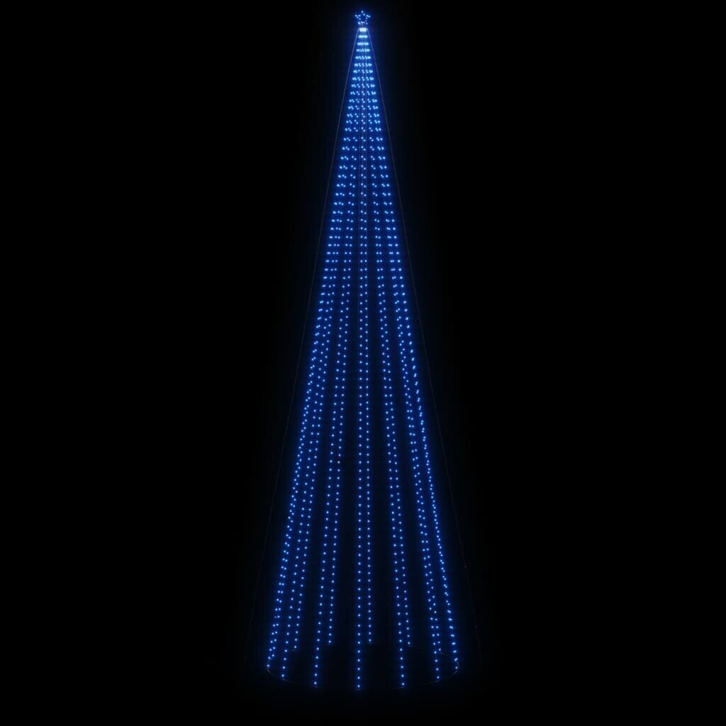 vidaXL Joulukuusi piikillä 1134 sinistä LED-valoa 800 cm hinta ja tiedot | Joulukoristeet | hobbyhall.fi