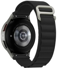 3 tuotteen paketti, Tech-Protect kellohihna Nylon Pro Samsung Galaxy Watch 4/5/5 Pro, musta hinta ja tiedot | Älykellojen ja aktiivisuusrannekkeiden lisätarvikkeet | hobbyhall.fi