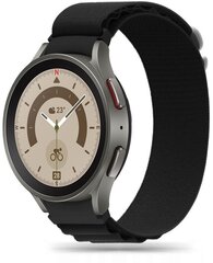 3 tuotteen paketti, Tech-Protect kellohihna Nylon Pro Samsung Galaxy Watch 4/5/5 Pro, musta hinta ja tiedot | Älykellojen ja aktiivisuusrannekkeiden lisätarvikkeet | hobbyhall.fi