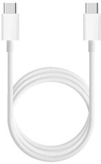 2 tuotteen paketti, Xiaomi Mi -kaapeli USB-C USB-C 1,5m, valkoinen hinta ja tiedot | Puhelinkaapelit | hobbyhall.fi