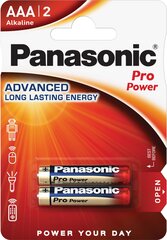 10 tuotteen paketti, Panasonic Pro Power -akku LR03PPG/2B hinta ja tiedot | Paristot | hobbyhall.fi