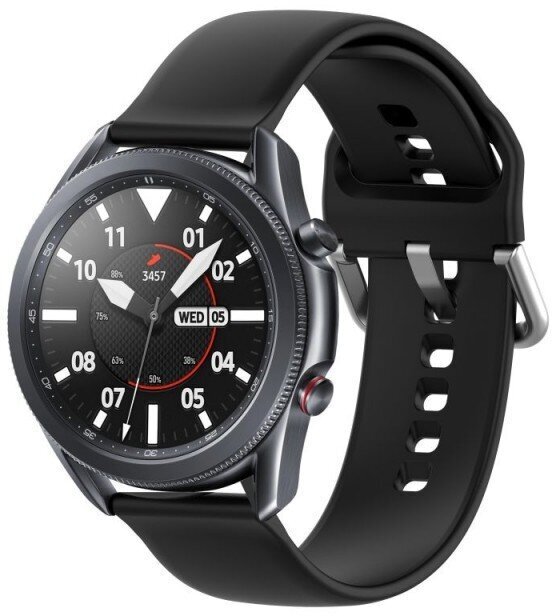 3 tuotteen paketti, Tech-Protect kellon ranneke IconBand Samsung Galaxy Watch3 45mm, musta hinta ja tiedot | Älykellojen ja aktiivisuusrannekkeiden lisätarvikkeet | hobbyhall.fi