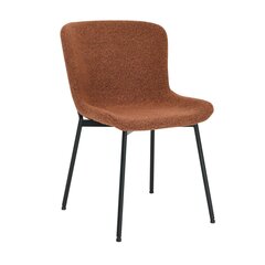 4 tuotteen paketti, Chair MANOLO rust brown boucle hinta ja tiedot | Ruokapöydän tuolit | hobbyhall.fi