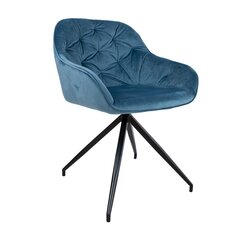 2 tuotteen paketti, Tuoli BRIT, sininen sametti hinta ja tiedot | Ruokapöydän tuolit | hobbyhall.fi