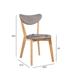 2 tuotteen paketti, Tuoli JONNA hinta ja tiedot | Ruokapöydän tuolit | hobbyhall.fi