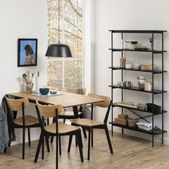 2 tuotteen paketti, Tuoli ROXBY tammi/musta hinta ja tiedot | Ruokapöydän tuolit | hobbyhall.fi