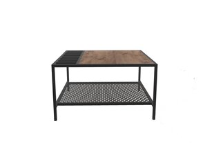 Sohvapöytä, Asir, 80x45x80 cm, vaaleanruskea/musta hinta ja tiedot | Sohvapöydät | hobbyhall.fi