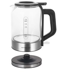 Emerio WK-122574, Smart Glass Kettle 1,5 L hinta ja tiedot | Vedenkeittimet | hobbyhall.fi