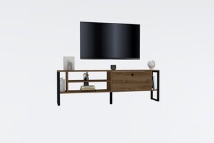 TV-taso, Asir, 160x50,4x24,5 cm, ruskea hinta ja tiedot | TV-tasot | hobbyhall.fi