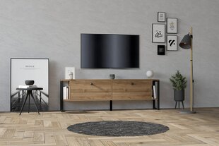 TV-taso, Asir, 160x50,4x24,5 cm, ruskea hinta ja tiedot | TV-tasot | hobbyhall.fi