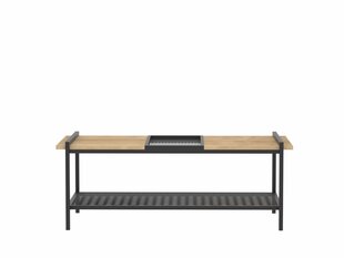 Sohvapöytä, Asir, 120x45x56 cm, ruskea/musta hinta ja tiedot | Sohvapöydät | hobbyhall.fi