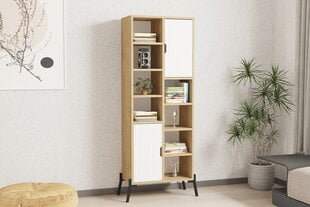 Hylly, Asir, 58,6x160x30 cm, beige/valkoinen hinta ja tiedot | Hyllyt | hobbyhall.fi