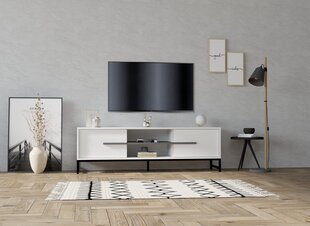 TV-taso, Asir, 160x50x40 cm, valkoinen hinta ja tiedot | TV-tasot | hobbyhall.fi