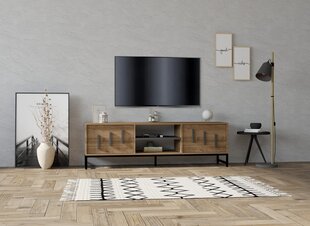 TV-taso, Asir, 160x50x40 cm, ruskea hinta ja tiedot | TV-tasot | hobbyhall.fi