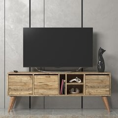 TV-taso, Asir, 150x57,6x35 cm, ruskea hinta ja tiedot | TV-tasot | hobbyhall.fi