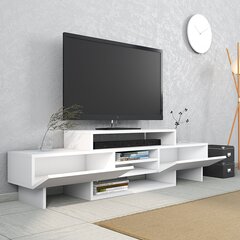 TV-taso, Asir, 160x48,5x30 cm, valkoinen hinta ja tiedot | TV-tasot | hobbyhall.fi