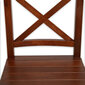Tuoli, Asir, 40x112,5x42 cm, ruskea hinta ja tiedot | Ruokapöydän tuolit | hobbyhall.fi