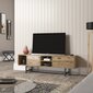 TV-taso, Asir, 150x50x35 cm, ruskea/musta hinta ja tiedot | TV-tasot | hobbyhall.fi
