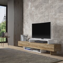 TV-taso, Asir, 180x42x35 cm, ruskea hinta ja tiedot | TV-tasot | hobbyhall.fi