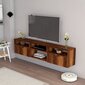 TV-taso, Asir, 160x35x30 cm, tummanruskea hinta ja tiedot | TV-tasot | hobbyhall.fi