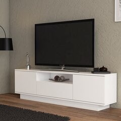 TV-taso, Asir, 160x45x30 cm, valkoinen hinta ja tiedot | TV-tasot | hobbyhall.fi