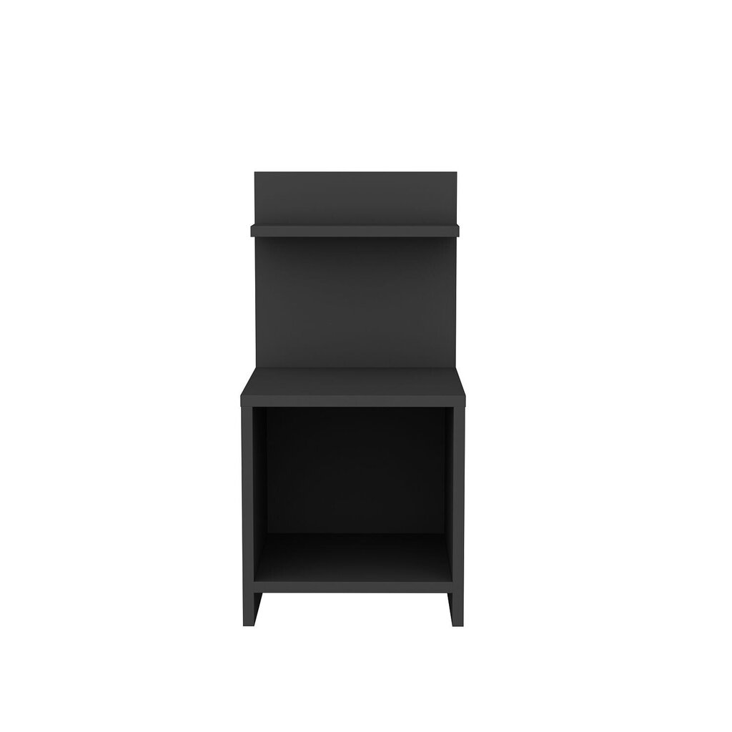 Yöpöytä, Asir, 35,6x37,4x72 cm, harmaa hinta ja tiedot | Yöpöydät | hobbyhall.fi