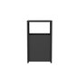 Yöpöytä, Asir, 36x25,3x61,4 cm, harmaa hinta ja tiedot | Yöpöydät | hobbyhall.fi