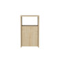 Yöpöytä, Asir, 36x25,3x61,4 cm, ruskea hinta ja tiedot | Yöpöydät | hobbyhall.fi