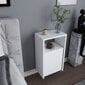 Yöpöytä, Asir, 36x25,3x61,4 cm, valkoinen hinta ja tiedot | Yöpöydät | hobbyhall.fi