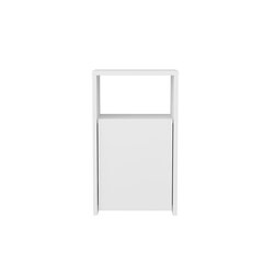 Yöpöytä, Asir, 36x25,3x61,4 cm, valkoinen hinta ja tiedot | Yöpöydät | hobbyhall.fi